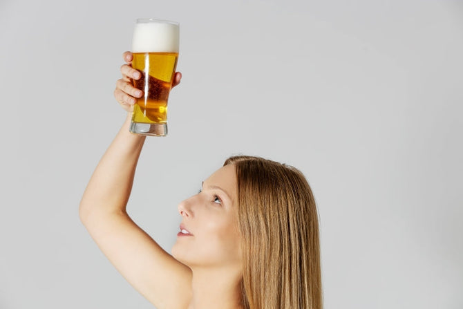 Washing hair with beer: Unusual but effective