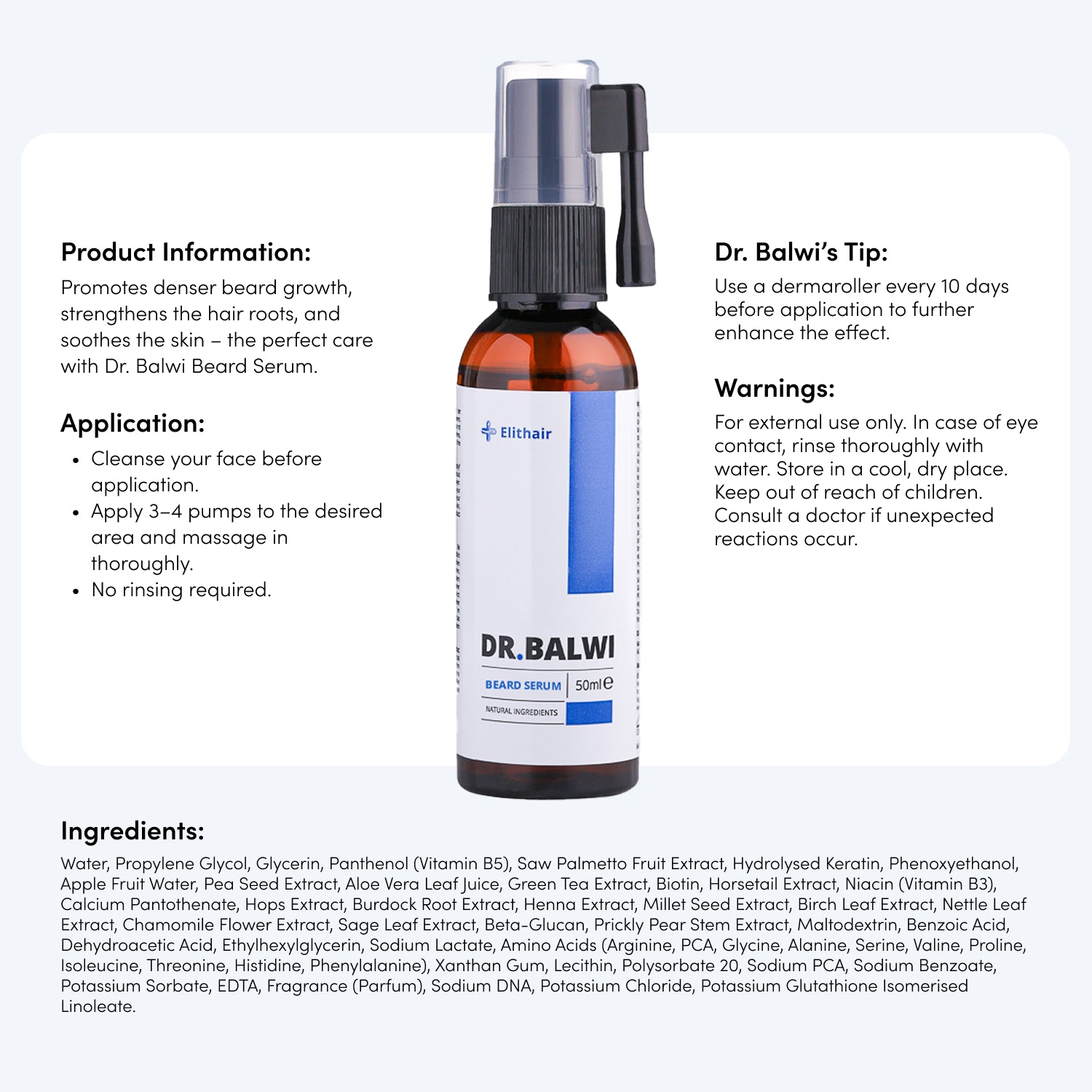 Dr Balwi Beard Serum