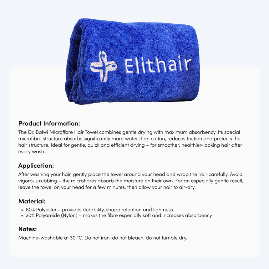 Microfiber head towel